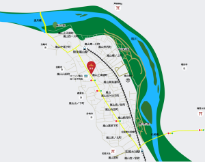 嵐山グランマルシェ注文配達可能地域マップ