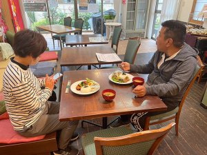 カナムカフェ　嵐山グランマルシェ内の様子