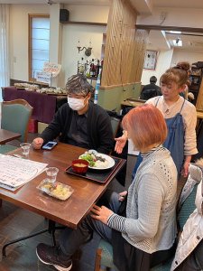 カナムカフェ　嵐山グランマルシェ内の様子