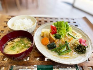 白身魚あんかけランチセット 1000円