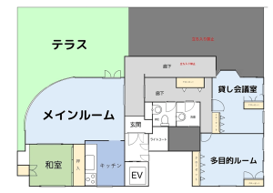 ４階部分間取り図