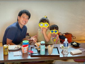 五山の送り火 4F室内での様子