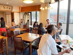 五山の送り火 4F室内での様子