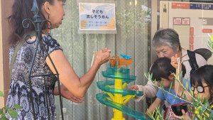 子供素麺流し