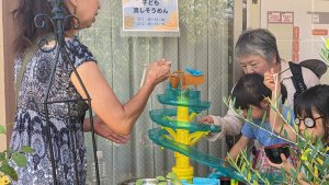 子供素麺流し
