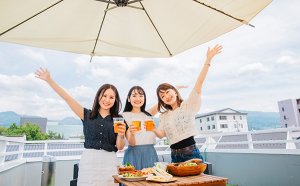 テラスでパーティーイメージ
