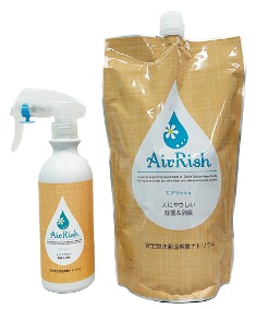 エアリッシュ１00ppm１Lパウチ（付属スプレーボトル）　