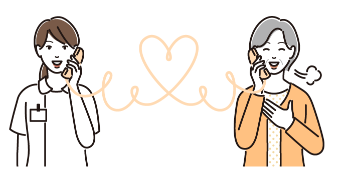 お電話で相談いたします。イメージ